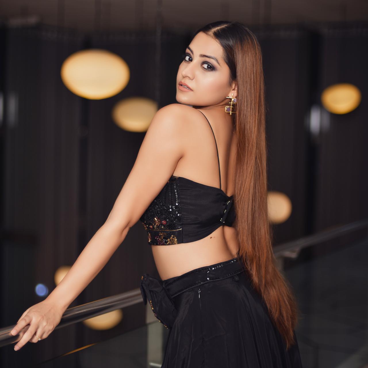 Finest Black Sequence Lehenga