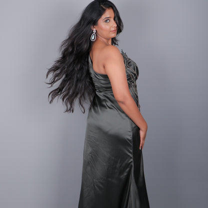 Seaweed Green Gown