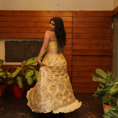 Exquisite Yellow Lehenga