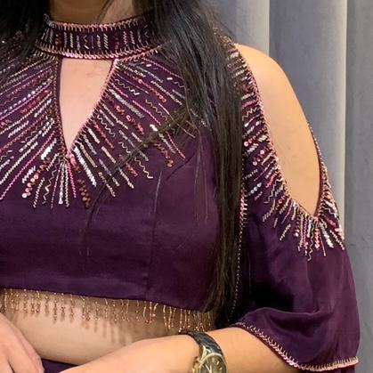 Exquisite Purple Lehenga